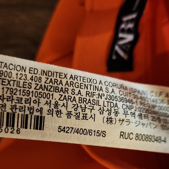 ❤️ NWOT! ZARA HIGH RISE FLARE SPLIT HEM PANTS, SMALL - Picture 10 of 12